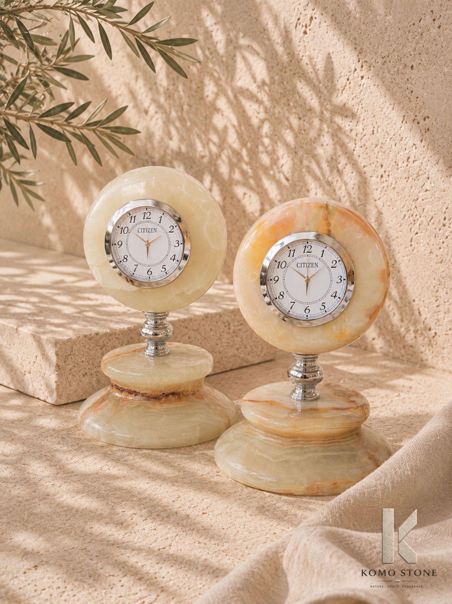 ساعت پایه دار مرمر سیتیزن (تک عددی)